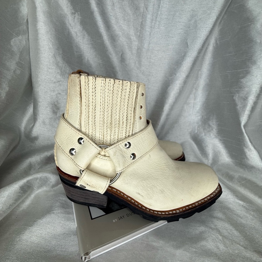 Women's Free Bird by Steven Cream Ankle Harness Boots